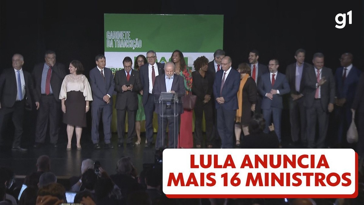 Lula anuncia Alckmin, Camilo, Nísia Trindade, Wellington Dias e mais 12 futuros ministros; veja lista