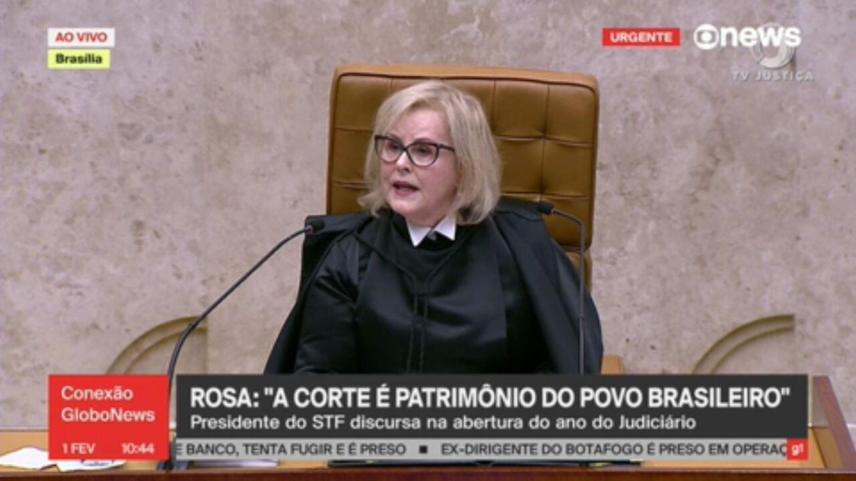 Rosa Weber abre ano no STF, defende Constituição e diz que golpistas serão punidos com rigor da lei