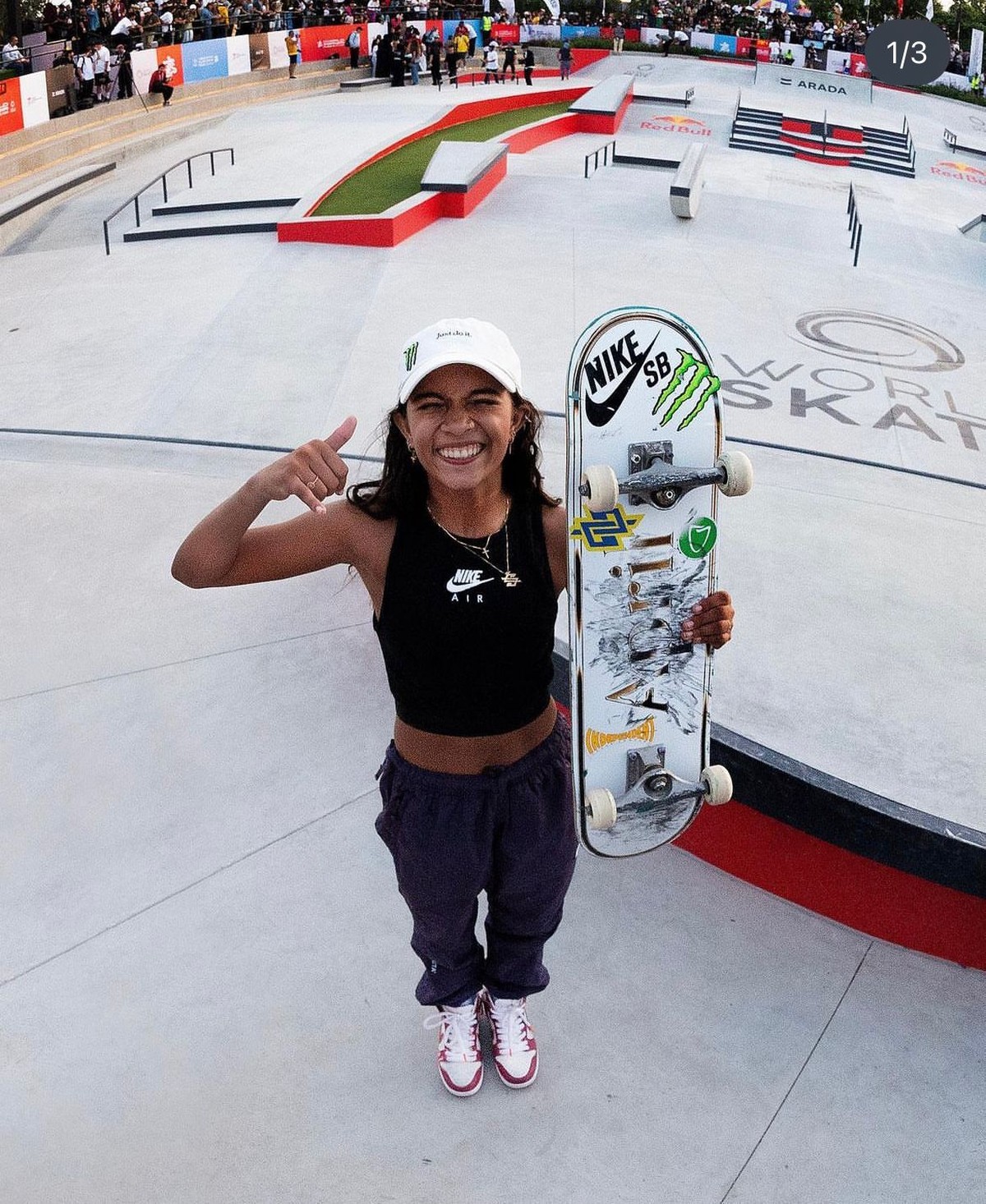 Rayssa Leal é campeã mundial de skate street