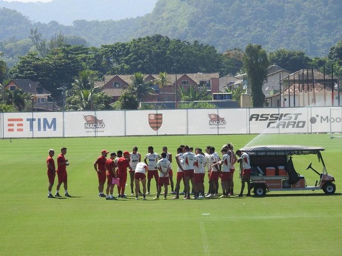 Flamengo faz segundo treino sem Gabigol em preparação para a final contra o Fluminense