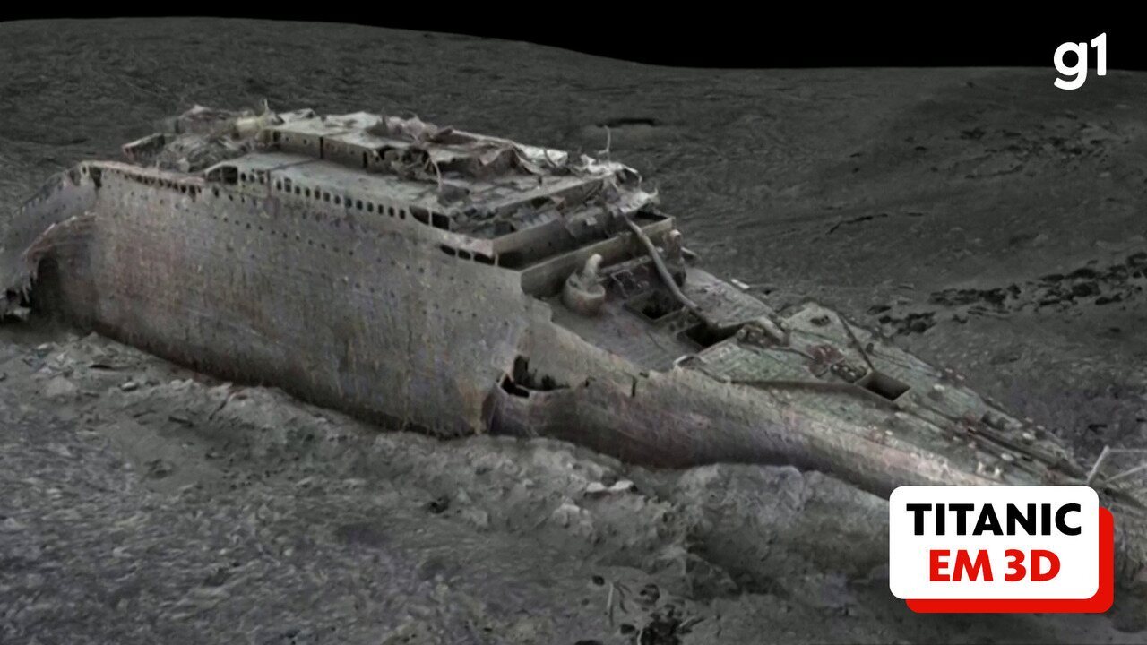 Naufrágio do Titanic é reconstituído em 3D pela primeira vez | Mundo