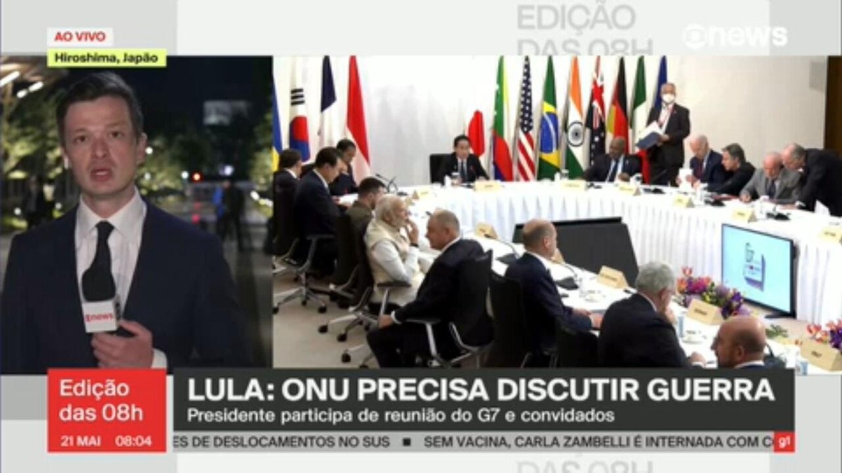 Lula e Zelensky não terão reunião bilateral durante cúpula do G7