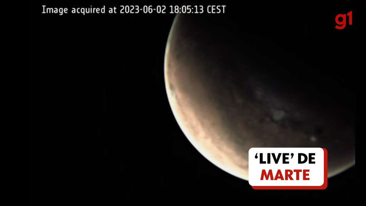 Veja como foi a primeira ‘live’ de Marte, feita pela Agência Espacial Europeia