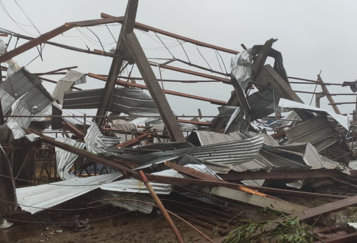 Ciclone extratropical destrói estruturas de produção de leite no Rio Grande do Sul