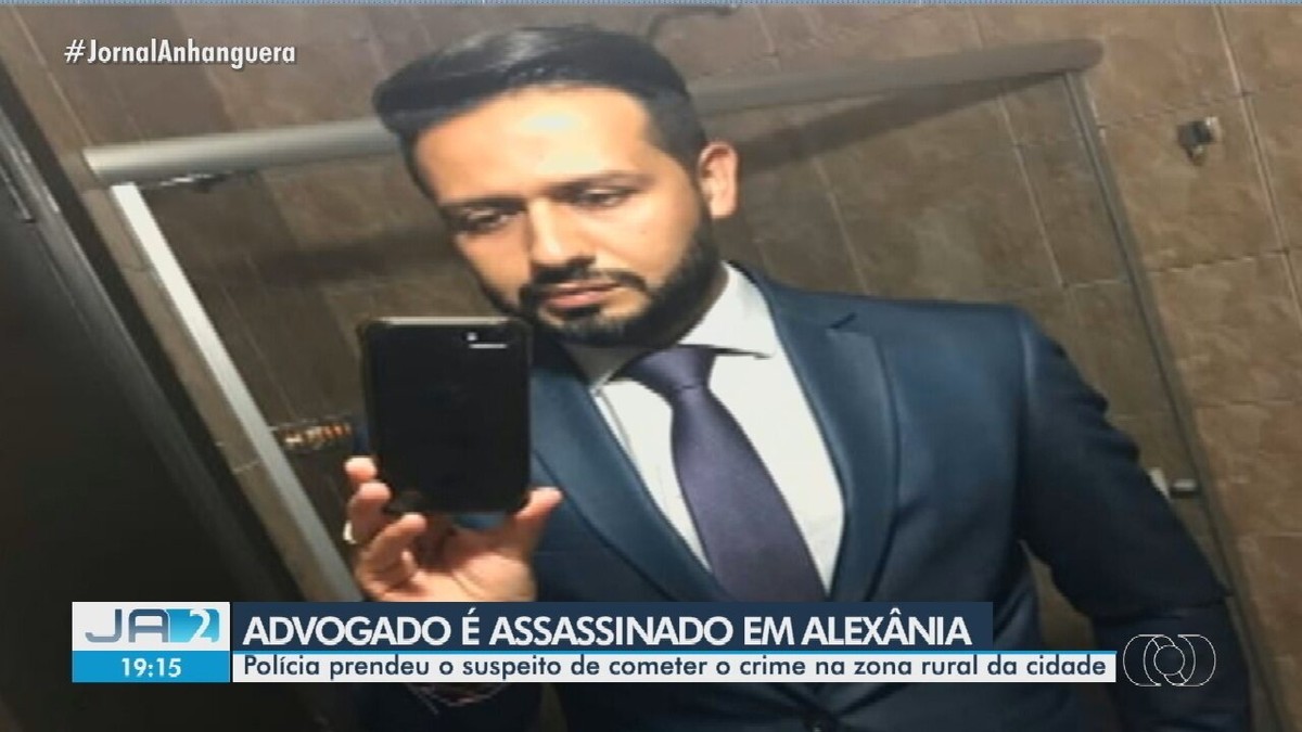 Suspeito de matar a tiros advogado que era primo do prefeito de Alexânia é preso pela polícia