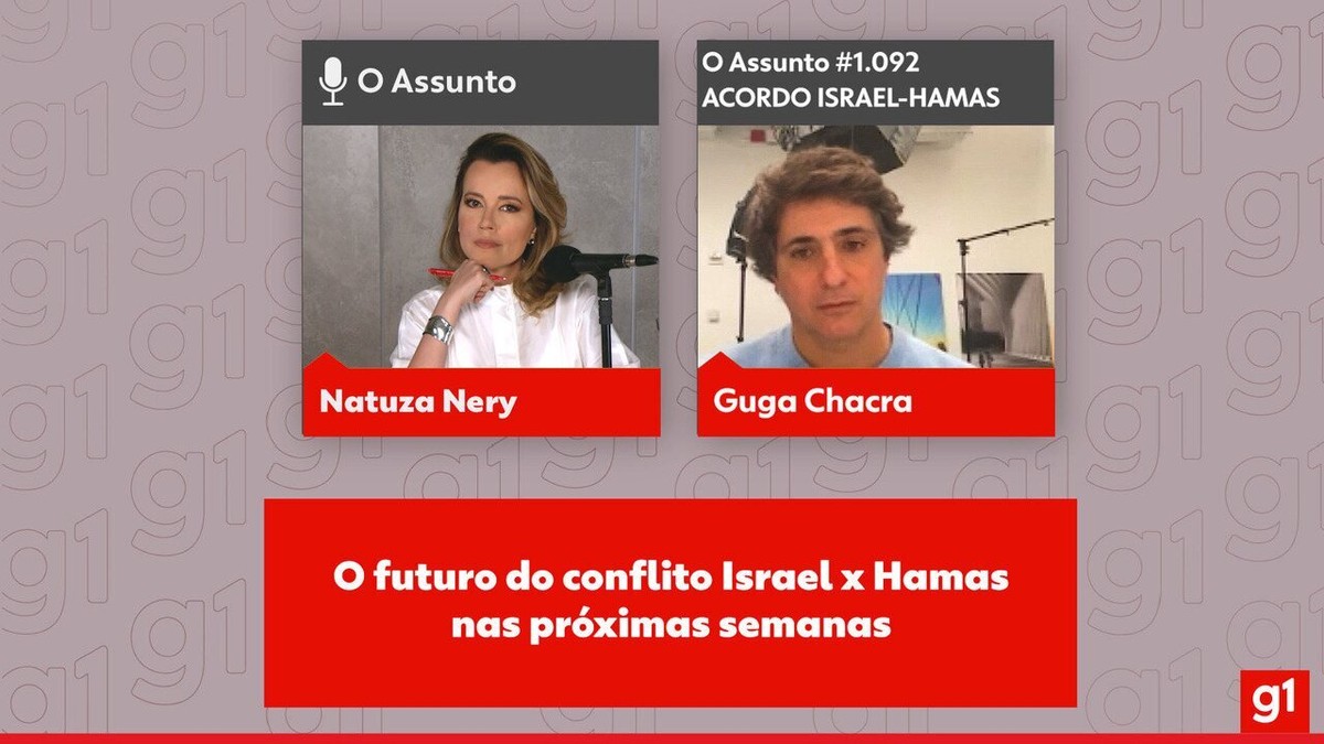 Após acordo com Hamas, pressão sobre Israel por cessar-fogo total vai aumentar nas próximas semanas, diz Guga Chacra