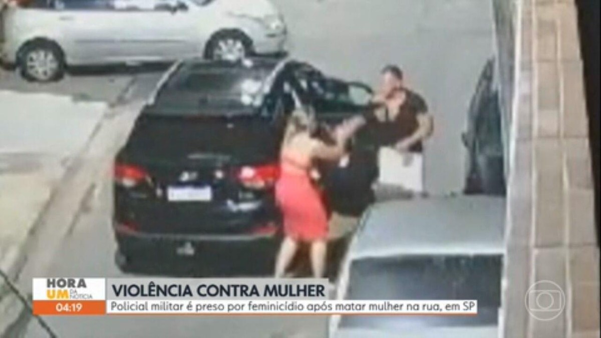 Vídeo: PM de folga agride esposa com socos no rosto e a mata a tiros após discussão em carro em SP