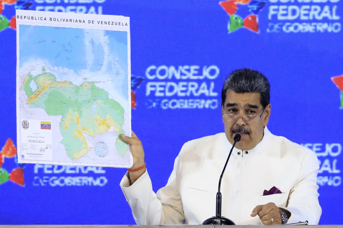 Maduro divulga ‘novo mapa’ da Venezuela com incorporação de Essequibo e anuncia licenças para explorar petróleo na região