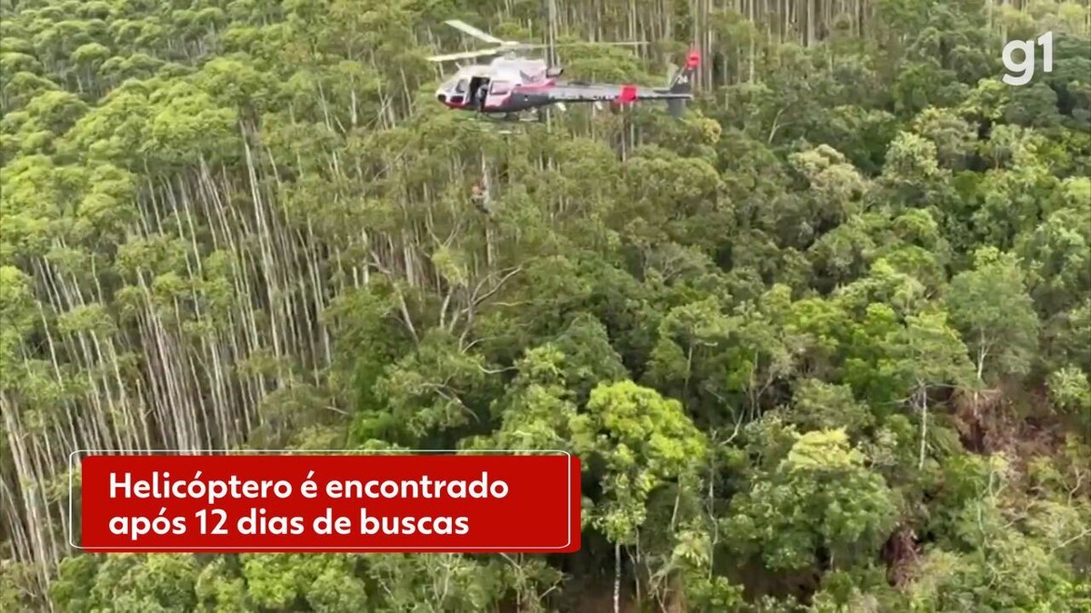 PM confirma morte das 4 pessoas em helicóptero que caiu em SP rumo a Ilhabela