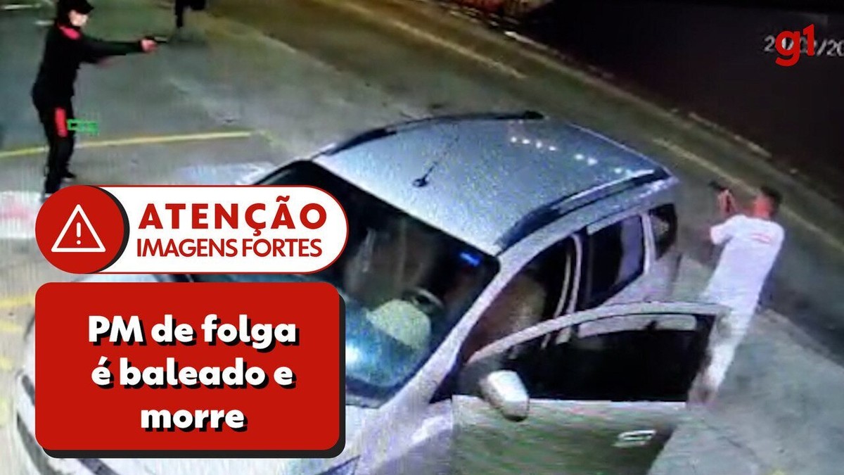 VÍDEO: PM de folga e filha de 19 anos morrem após troca de tiros com criminosos em frente a farmácia na Zona Norte de SP