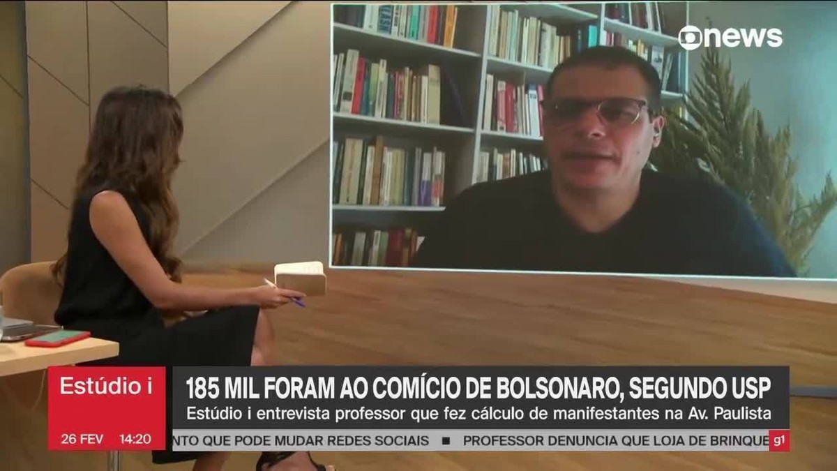 Como especialistas da USP calcularam que havia 185 mil pessoas no ato de Bolsonaro na Paulista