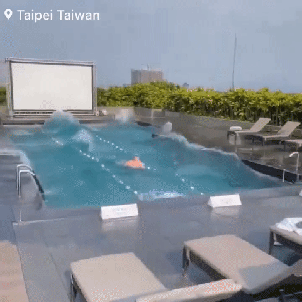 Vídeo mostra turista ‘preso’ em piscina de hotel durante terremoto em Taiwan; veja fotos da destruição