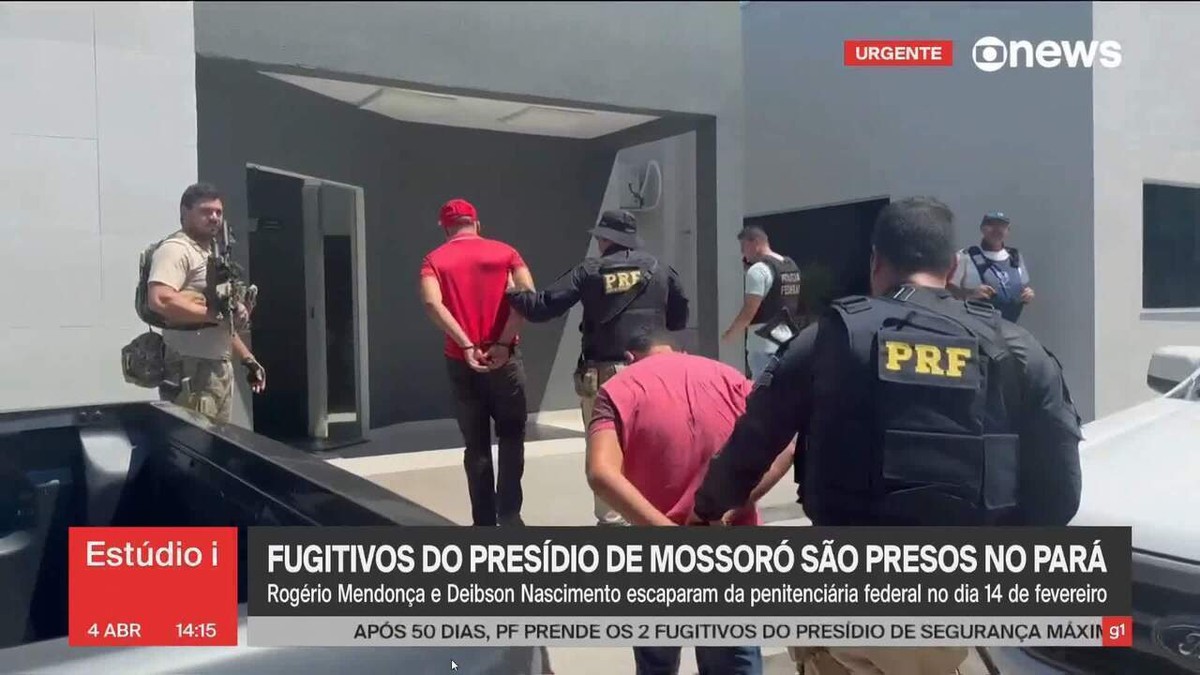 Fugitivos de presídio federal viajaram de barco pesqueiro por 6 dias do Ceará até chegar no Pará