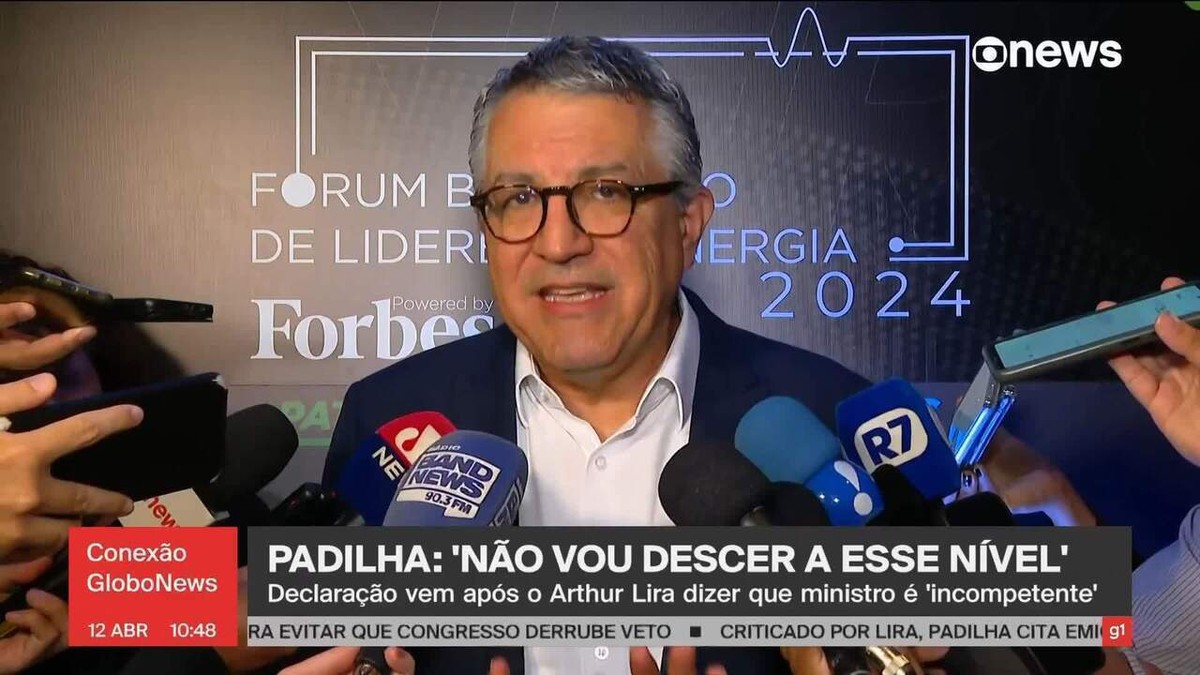 Chamado de incompetente por Lira, Padilha diz que não vai ‘descer a esse nível’ e que seguirá ‘sem rancor’