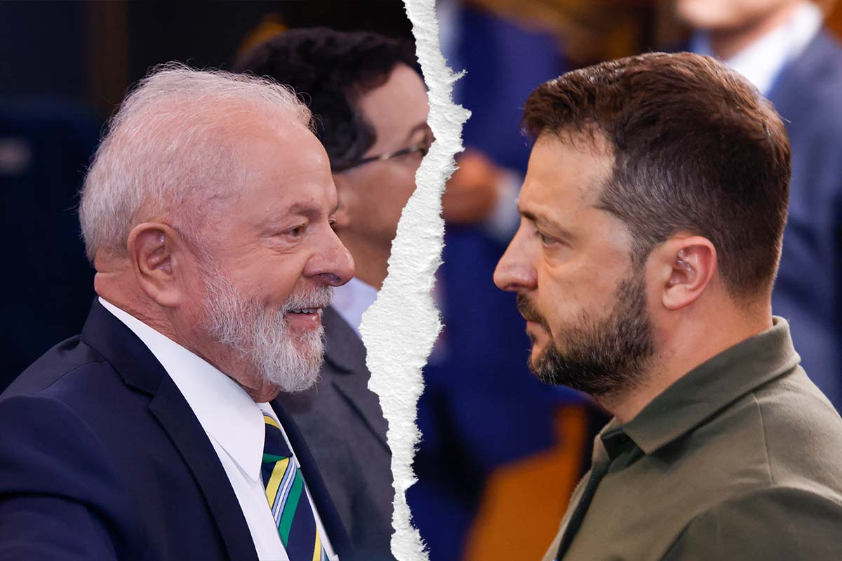 Zelensky sobre Lula: “Como se pode priorizar aliança com um agressor?”