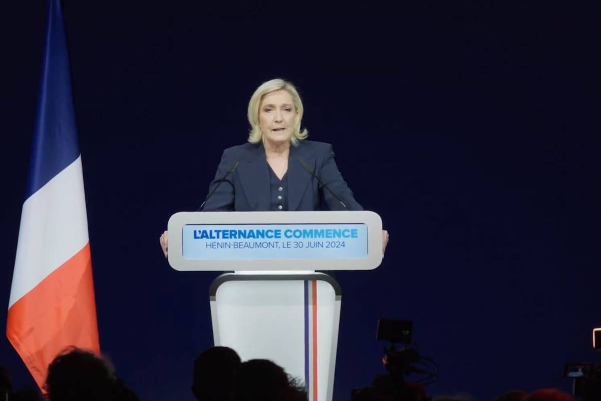 Le Pen já tenta mobilizar eleitores para o segundo turno na França