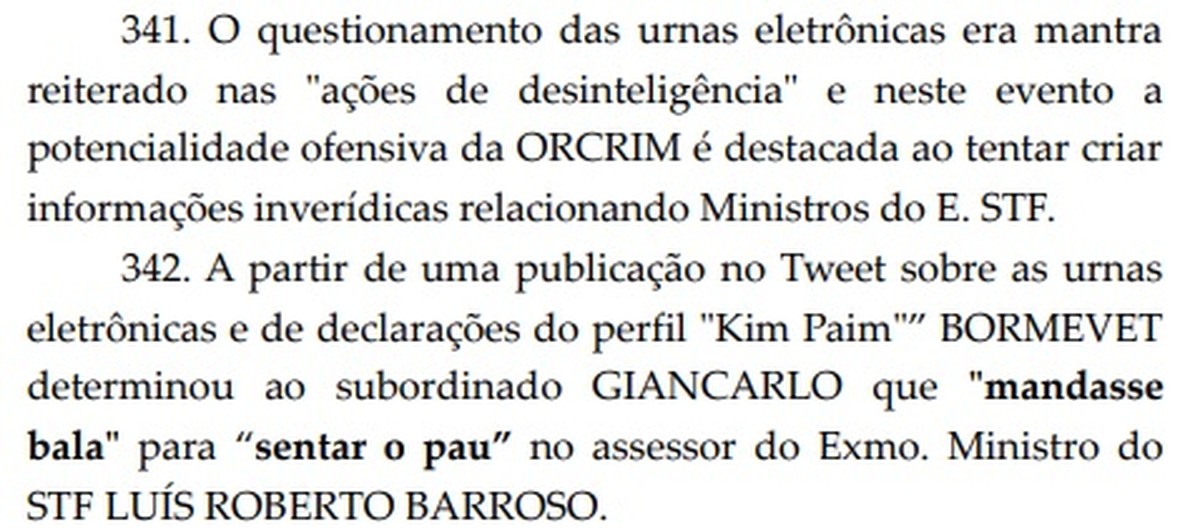 Abin paralela: questionar urnas era mantra e delegado preso mandou ‘sentar pau’ em assessor de Barroso