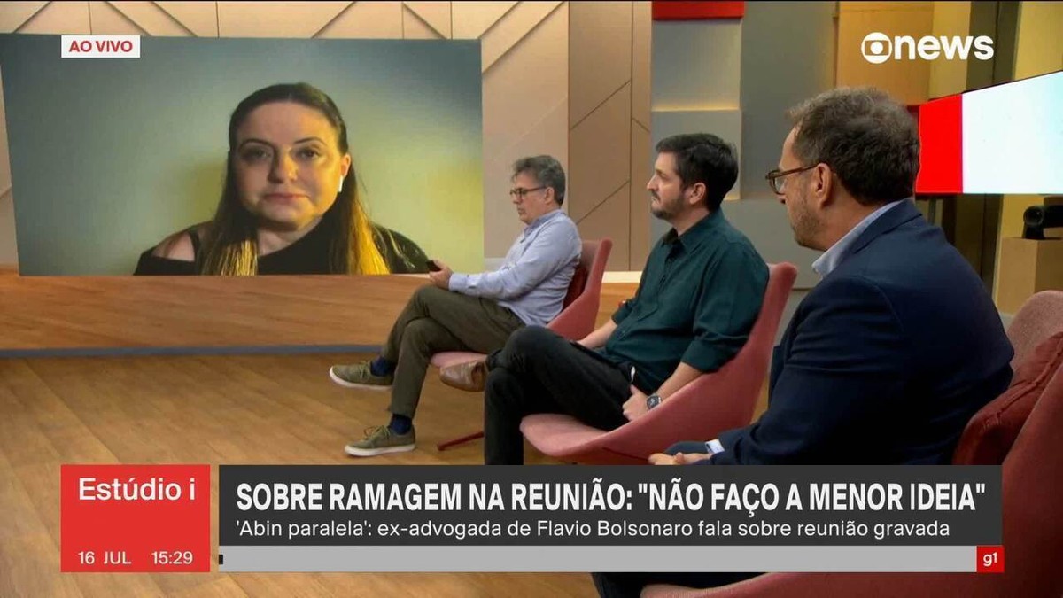 ‘Fiquei em choque ao ver o presidente’ diz ex-advogada de Flávio Bolsonaro ao ver Bolsonaro em reunião sobre rachadinhas