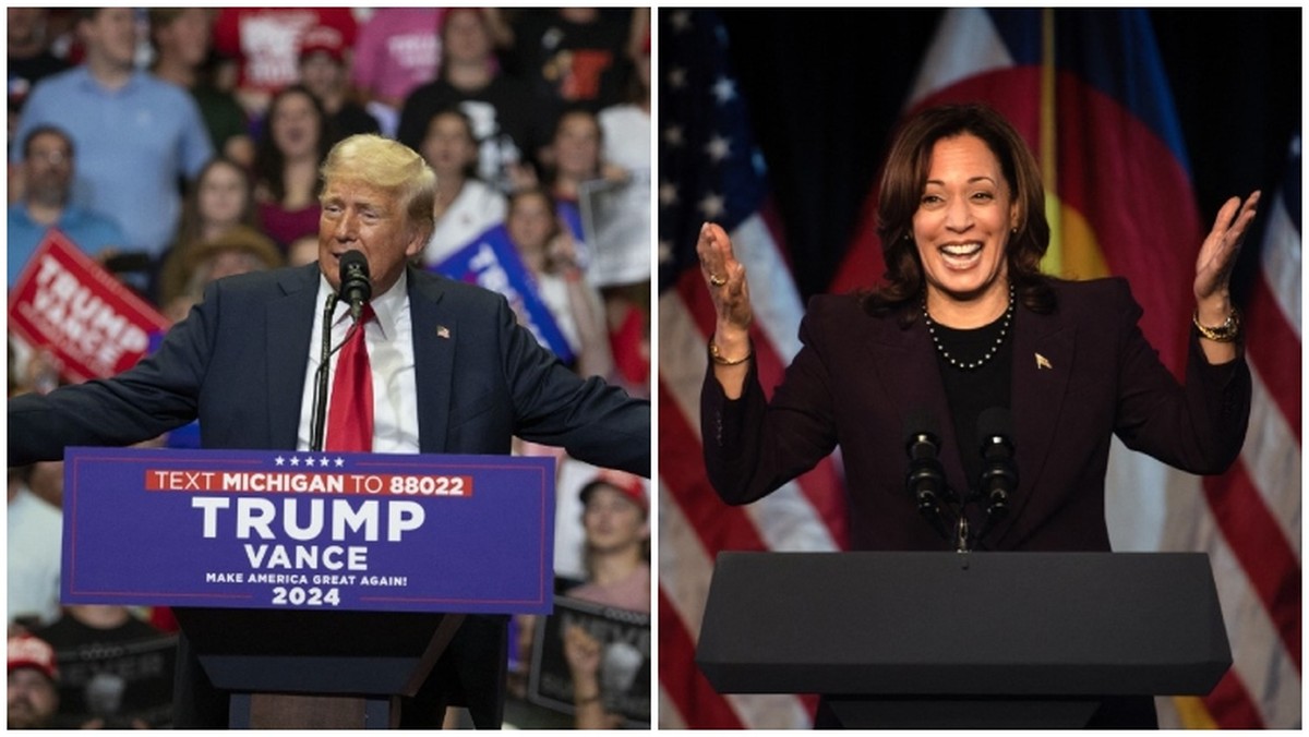 Pesquisa de intenção de voto Reuters/Ipsos aponta Kamala com 44%, e Trump com 42%