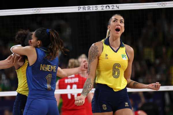 Olimpíadas: Brasil fecha 1ª fase do vôlei feminino no topo e vai pegar Rep. Dominicana