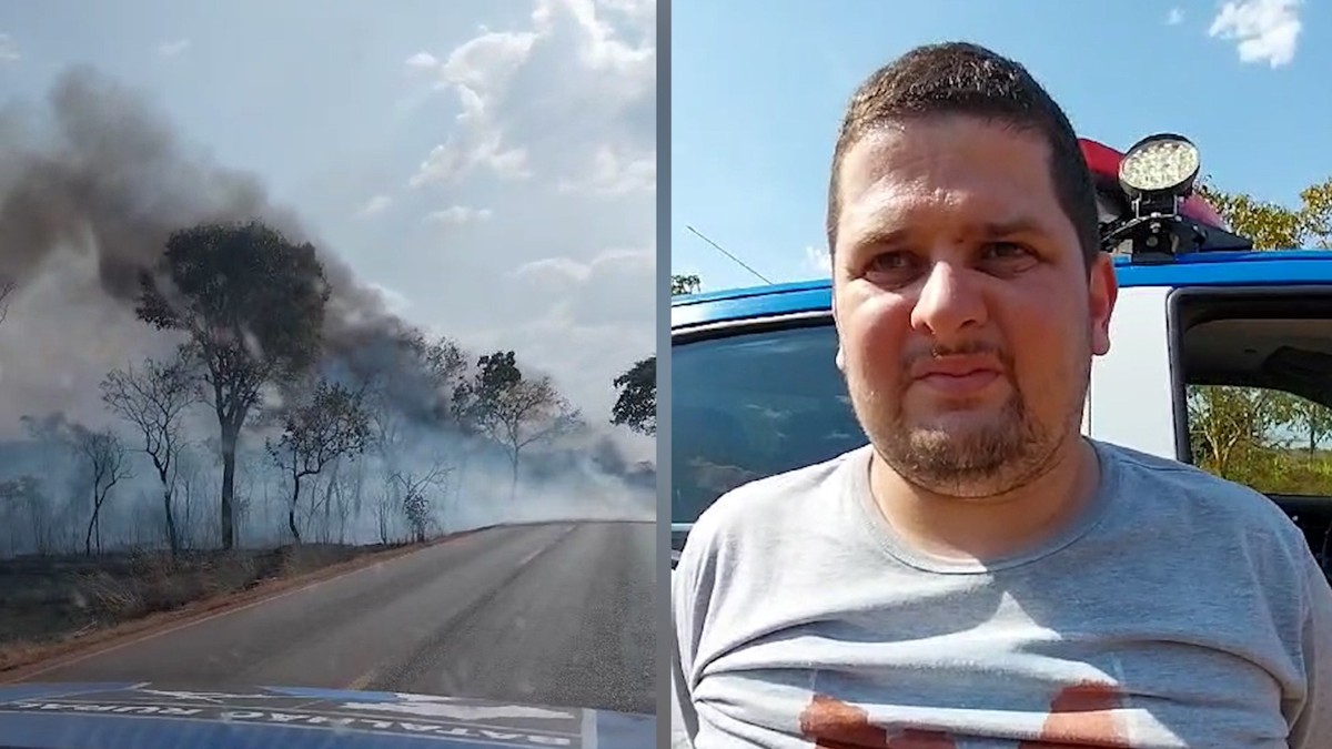 Preso por incêndio criminoso em Goiás é solto após alegar ter esquizofrenia