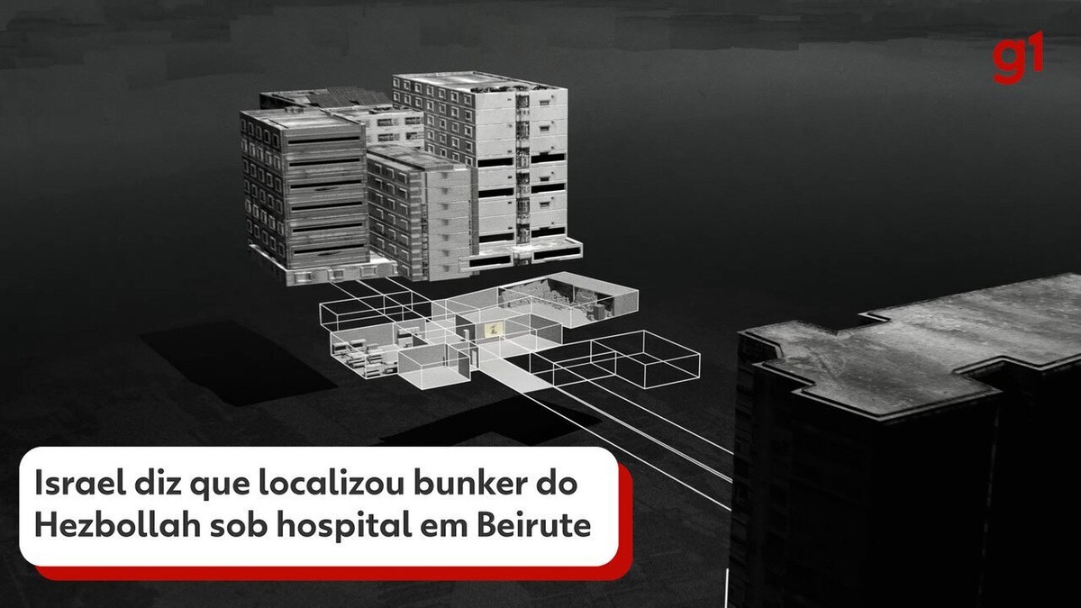 Israel diz que localizou bunker do Hezbollah com mais de US$ 500 milhões em ouro e dinheiro sob hospital em Beirute