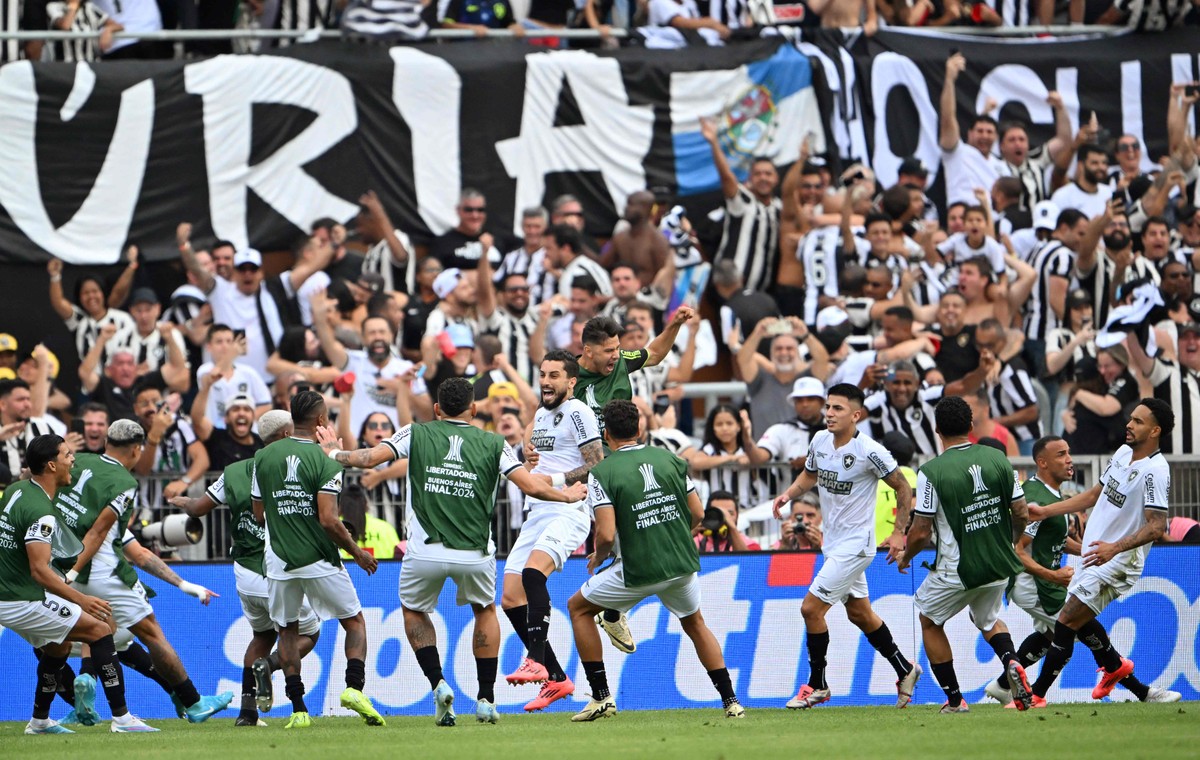 Botafogo garante R$ 137,9 milhões de premiação pelo título da Libertadores